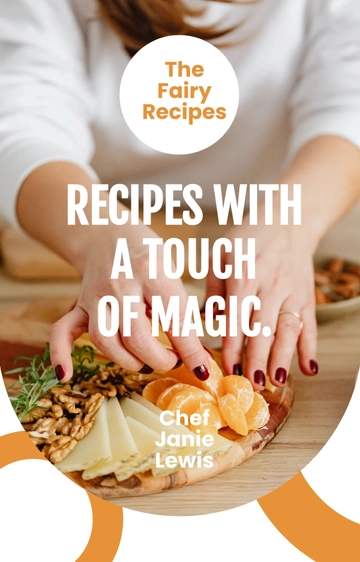 Free Recipe Book Wattpad Cover Template to Edit Online