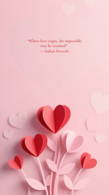 Free Love Quote Craft Iphone Background Template to Edit Online