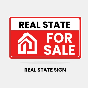 Free Real State Sign Clip Art Template to Edit Online
