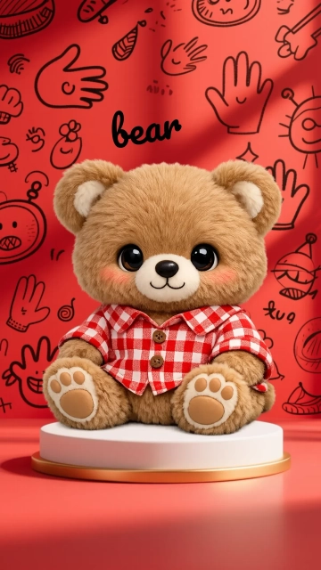 Free Illustrated Red Background Template to Edit Online