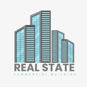 Free Real State Commercial Building Sign Clip Art Template to Edit Online