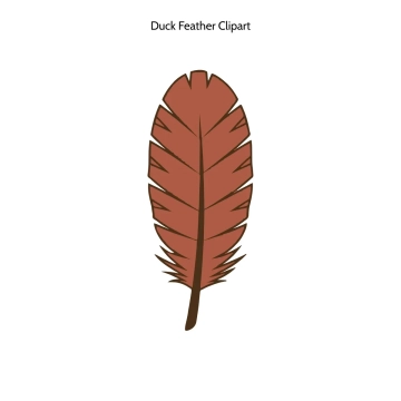 Free Duck Feather Vector Clipart (PNG, SVG) to Edit Online