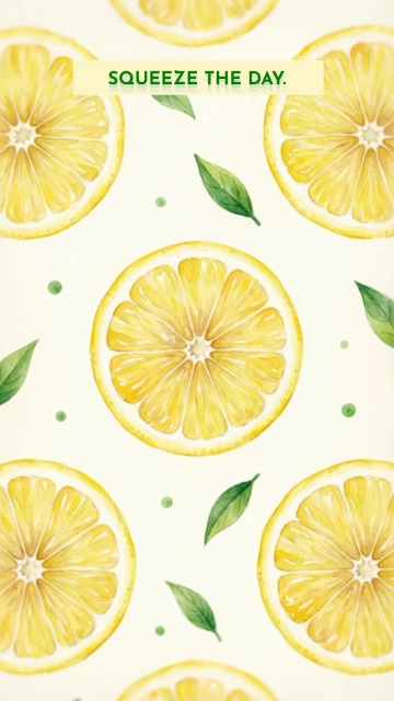 Free Lemon Iphone Background Template to Edit Online