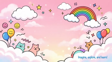 Free Kids Zoom Background Template to Edit Online