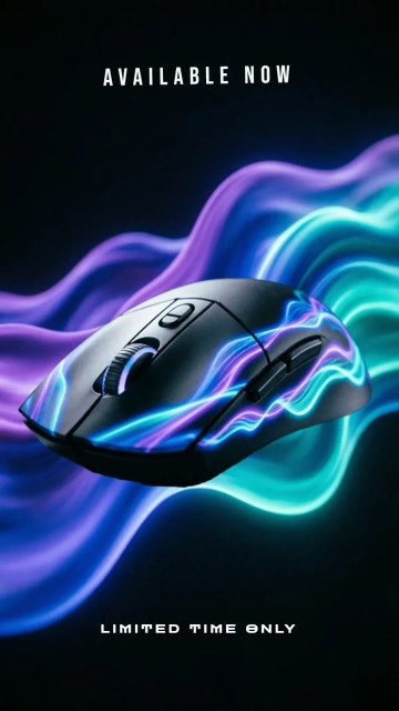 Free Abstract Wave Gaming Background Template to Edit Online