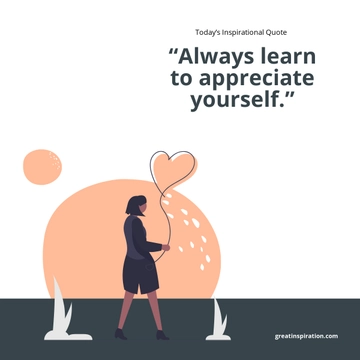 Free Inspirational Quote Linkedin Post Template to Edit Online