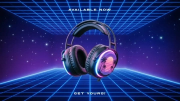 Free Vaporwave Gaming Background Template to Edit Online