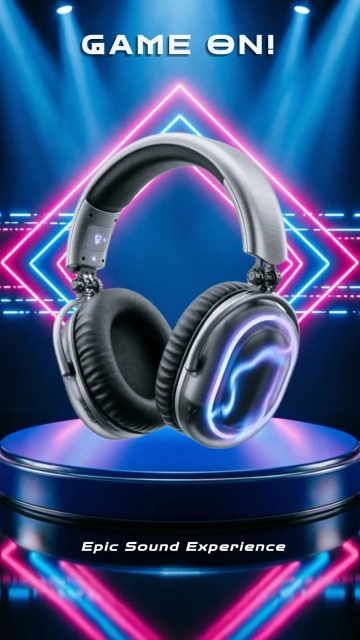 Free Dynamic Lines Gaming Background Template to Edit Online