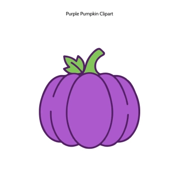 Free Purple Pumpkin Vector Clipart (PNG, SVG) to Edit Online