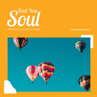 Free Travel Quote Instagram Post Template to Edit Online