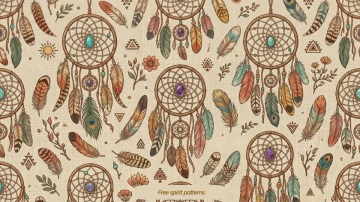 Free Bohemian Pattern Background Template to Edit Online