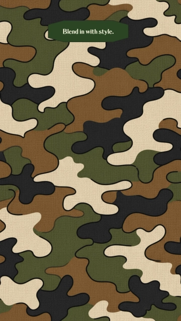 Free Camouflage Pattern Background Template to Edit Online