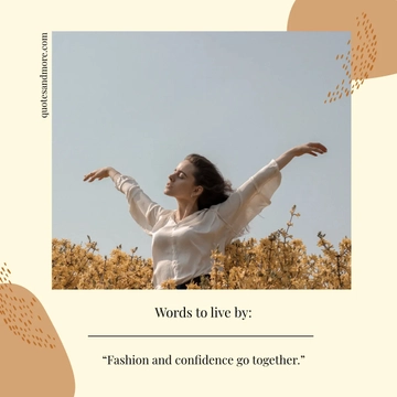 Free Fashion Quote Linkedin Post Template to Edit Online Free Fashion Quote Linkedin Post Template to Edit Online