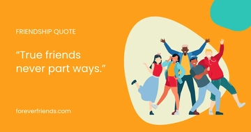 Free Friendship Quote Facebook Post Template to Edit Online