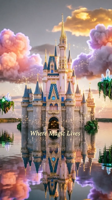 Free Disney Castle Iphone Background Template to Edit Online