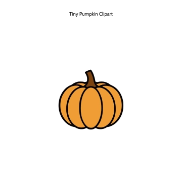 Free Tiny Pumpkin Vector Clipart (PNG, SVG) to Edit Online