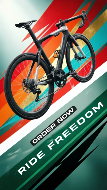 Free Cycling Sports Background Template to Edit Online