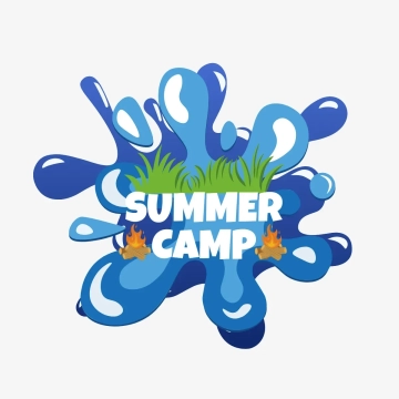 Free Summer Camp Bash Clip Art Template to Edit Online