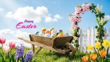 Free Easter Egg Background Template to Edit Online