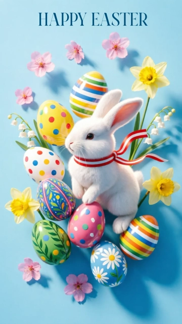 Free Iphone Easter Background Template to Edit Online