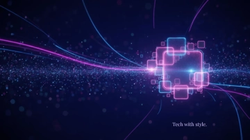 Free Purple Digital Background Template to Edit Online