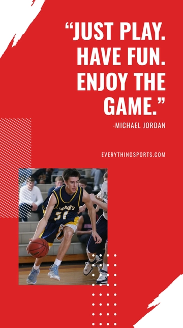 Free Sports Quote Whatsapp Post Template to Edit Online