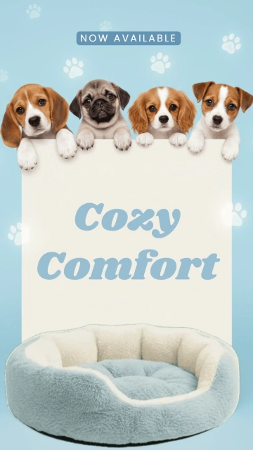 Free Pet Supplies Advertising Background Template to Edit Online