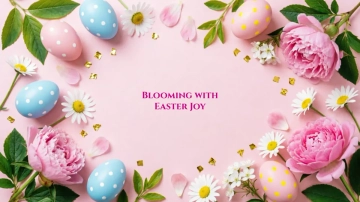 Free Floral Easter Background Template to Edit Online
