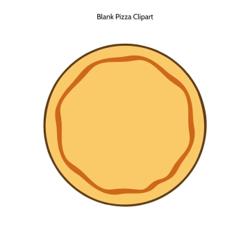 Free Blank Pizza Vector Clipart (PNG, SVG) to Edit Online
