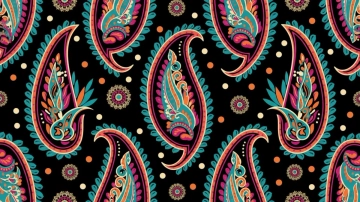 Free Paisley Pattern Background Template to Edit Online