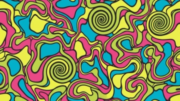 Free Psychedelic Pattern Background Template to Edit Online