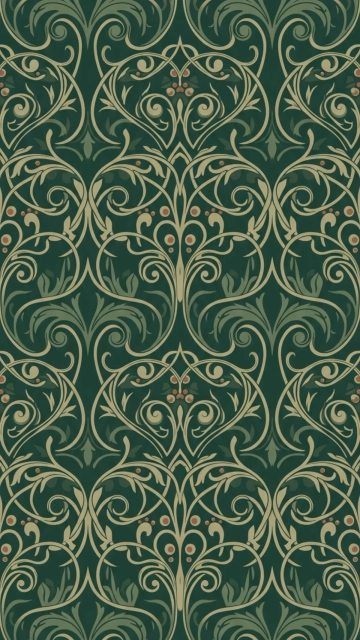 Free Art Nouveau Pattern Background Template to Edit Online
