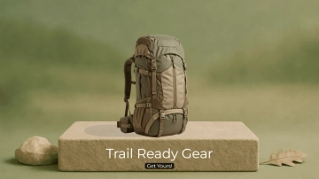 Free Aesthetic Hiking Bag Product Background Template to Edit Online