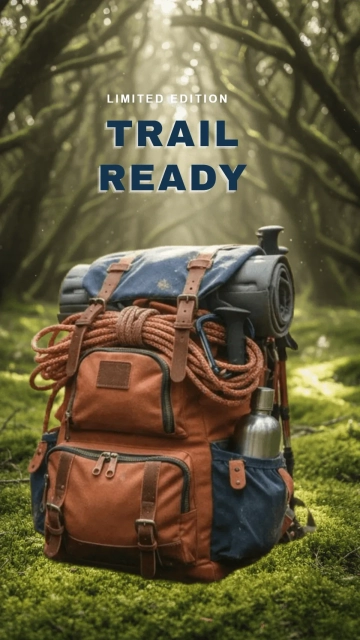 Free Travel Gear Product Background Template to Edit Online