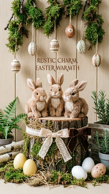 Free Rustic Easter Background Template to Edit Online