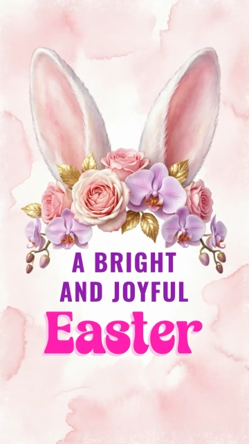 Free Typography Easter Background Template to Edit Online
