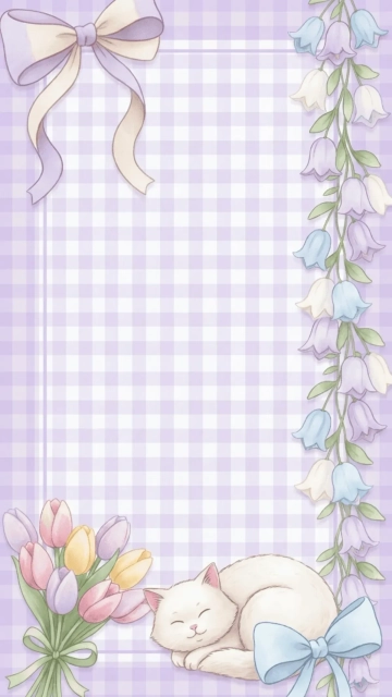 Free Kawaii Purple Background Template to Edit Online