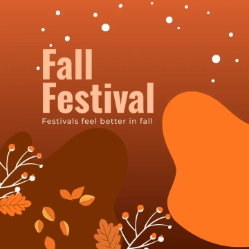Free Fall Festival Background Clip Art Template to Edit Online
