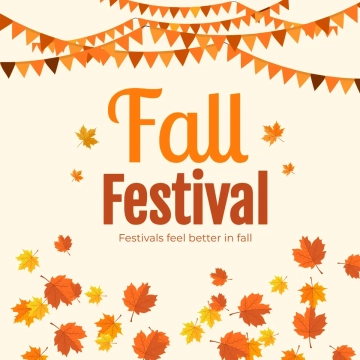 Free Fall Festival Leaf Clip Art Template to Edit Online