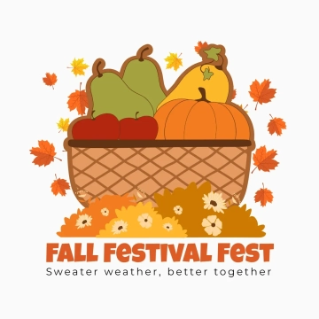 Free Fall Festival Fest Clip Art Template to Edit Online