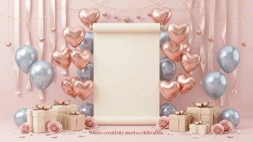 Free Birthday Photoshop Background Template to Edit Online