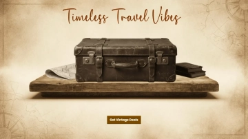 Free Vintage Travel and Lifestyle Background Template to Edit Online