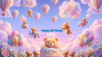 Free Kids Birthday Background Template to Edit Online