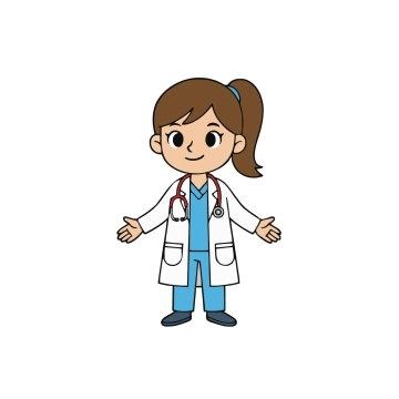 Free Doctor Girl Clipart to Edit Online