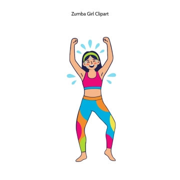 Free Zumba Girl Vector Clipart (PNG, SVG) to Edit Online
