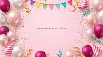 Free Surprise Birthday Background Template to Edit Online