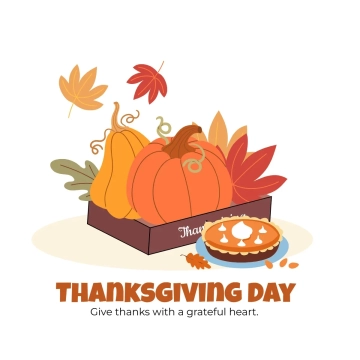 Free Thanksgiving Day Food Clip Art Template to Edit Online