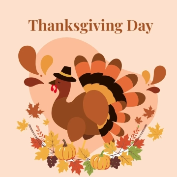 Free Thanksgiving Clip Art Template to Edit Online