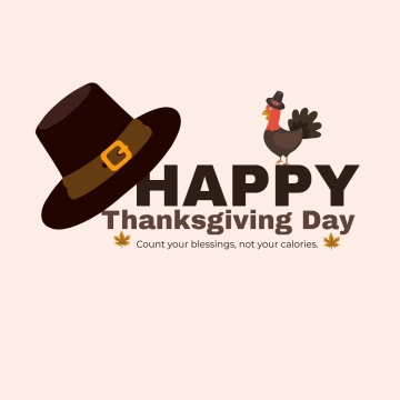 Free Thanksgiving Day Turkey Hat Clip Art Template to Edit Online