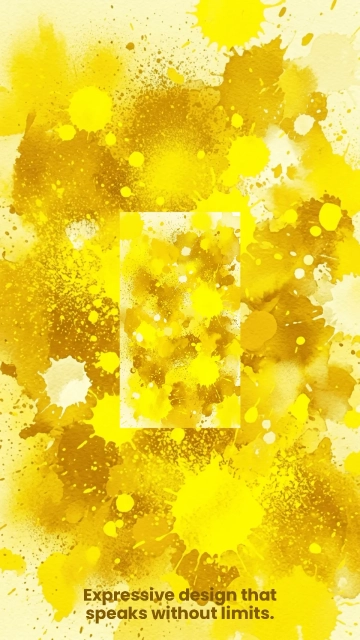 Free Yellow Artistic Splash Background Template to Edit Online